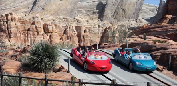 Foto de la atracción de Cars en Walt Disney World Orlando.